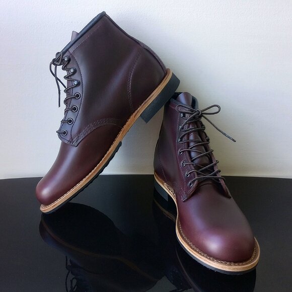 Red Wing Heritage Men\'s Beckman 6-Inch Boot in Amazing Black Cherry-Made in USA main image 5